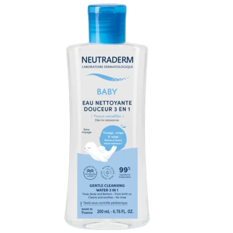 Neutraderm eau nettoyante 3 en 1 200ml