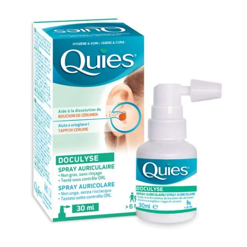 QUIES DOCULYSE ANTI BOUCHON DE CERUMEN SPRAY 30ML