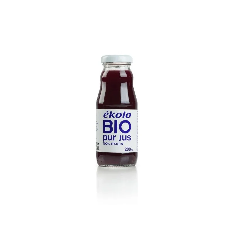 EKOLO BIO PUR JUS DE RAISIN 200ML