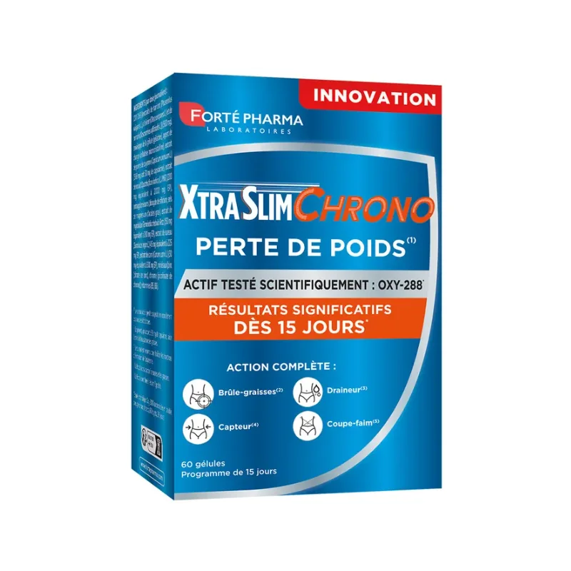 FORTE PHARMA XTRASLIM CHRONO PERTE DE POIDS 60 GELULES