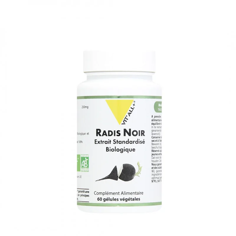 VIT’ALL+ Radis Noir 60 Gélules