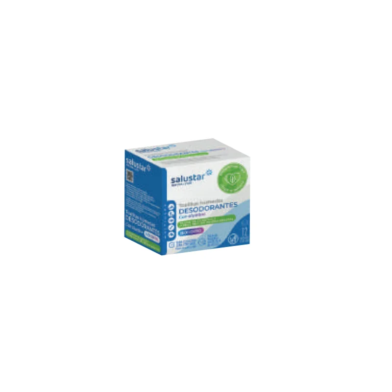 SALUSTAR LINGETTES DEODORANTES A L'ALLUN UNIDOSE 12 UNITES
