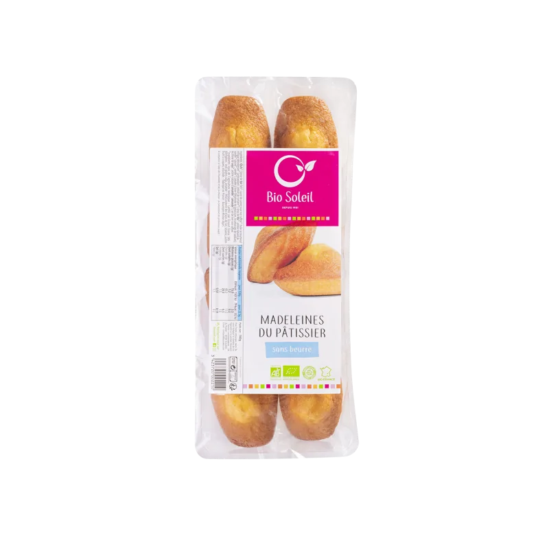 BIO SOLEIL MADELEINES SANS BEURRE 180G