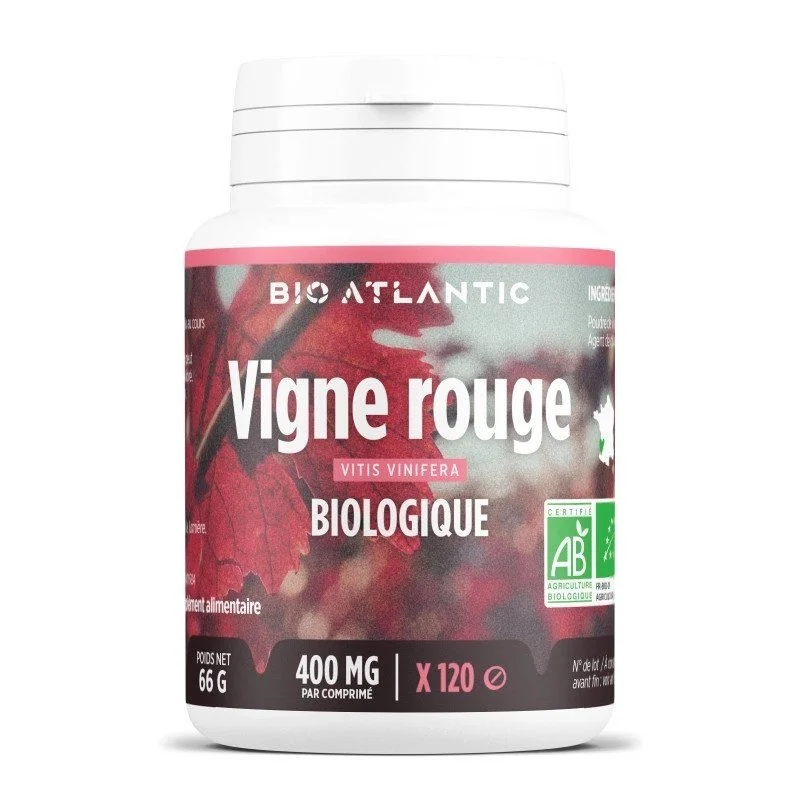 GPH DIFFUSION BIO ATLANTIC VIGNE ROUGE BIO 120 comprimes