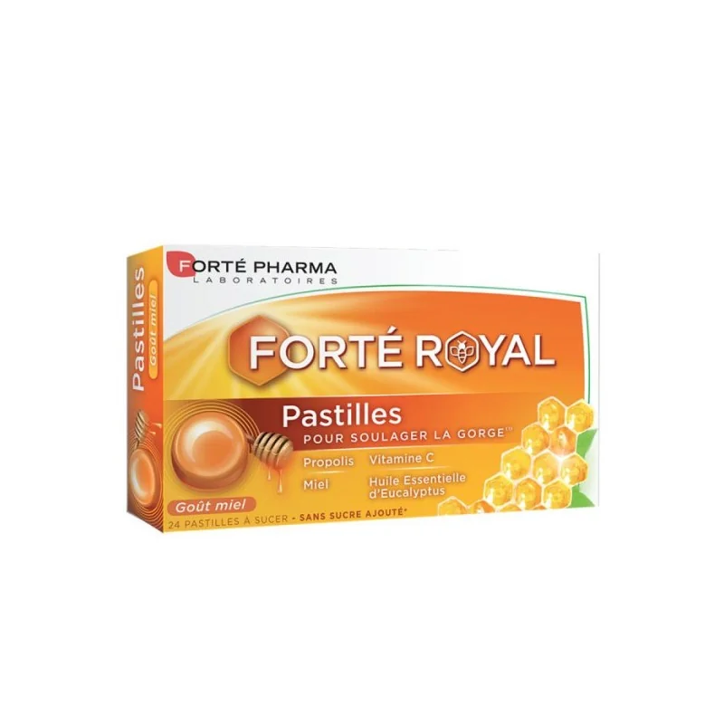 Forte Pharma FORTE ROYAL 24 PASTILLES MIEL