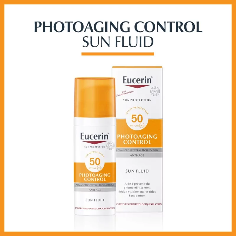 Eucerin Ecran SUN PROTECTION PHOTOAGING CONTROL Fluide ANTI-ÂGE SPF 50+ - 50ml