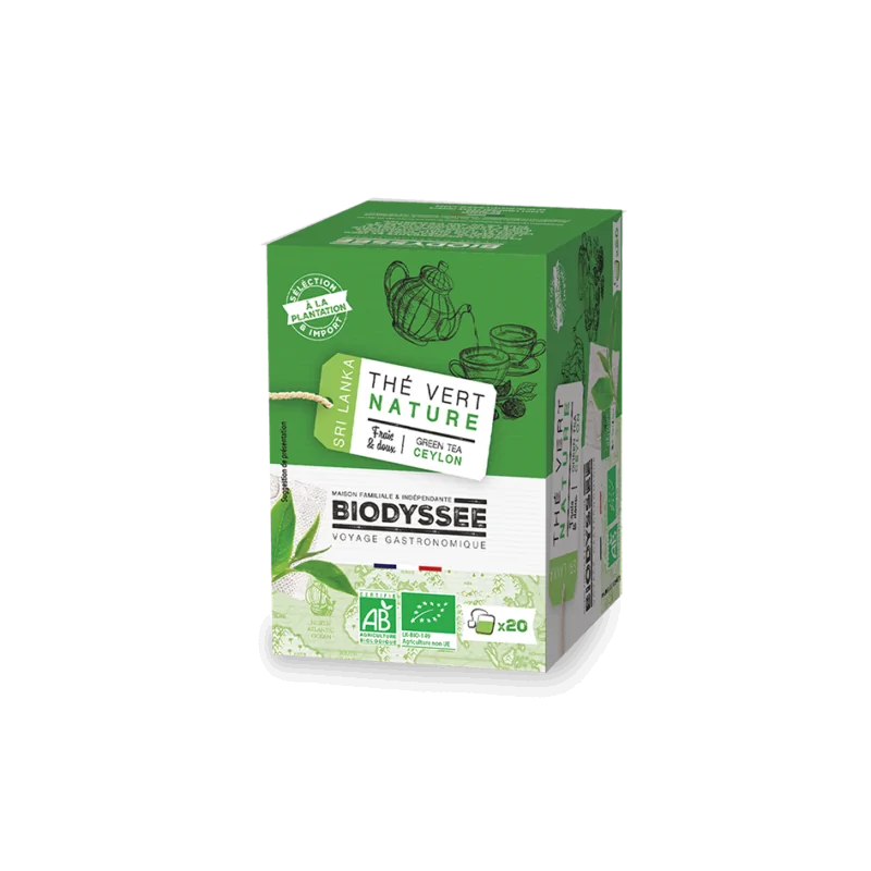 BIODYSSEE THE VERT NATURE CEYLAN 20 sachets
