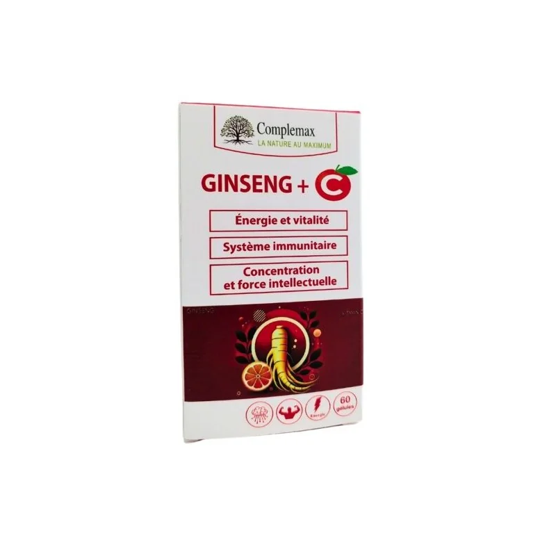 Complemax Ginseng + C 60 Gelules