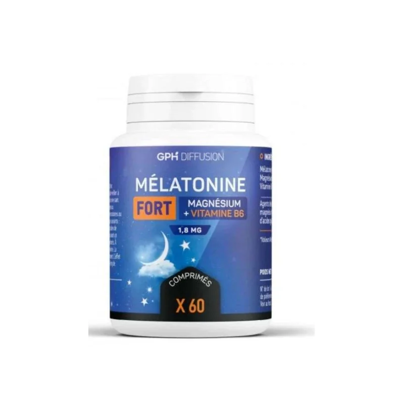 GPH DIFFUSION MÉLATONINE FORT - 1.8MG - 60 COMPRIMÉS
