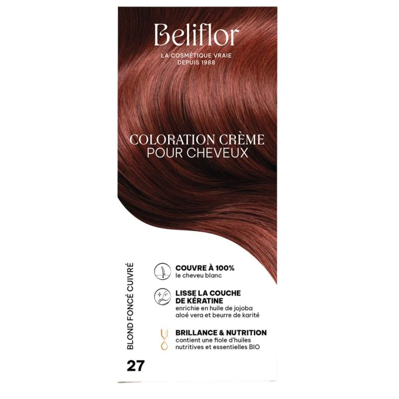 Beliflor UNIDOSE N° 27 BLOND FONCE CUIVRE 120ml