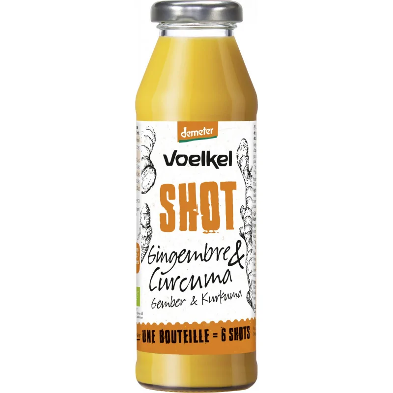 VOELKEL SHOT GINGEMBRE CURCUMA 28CL