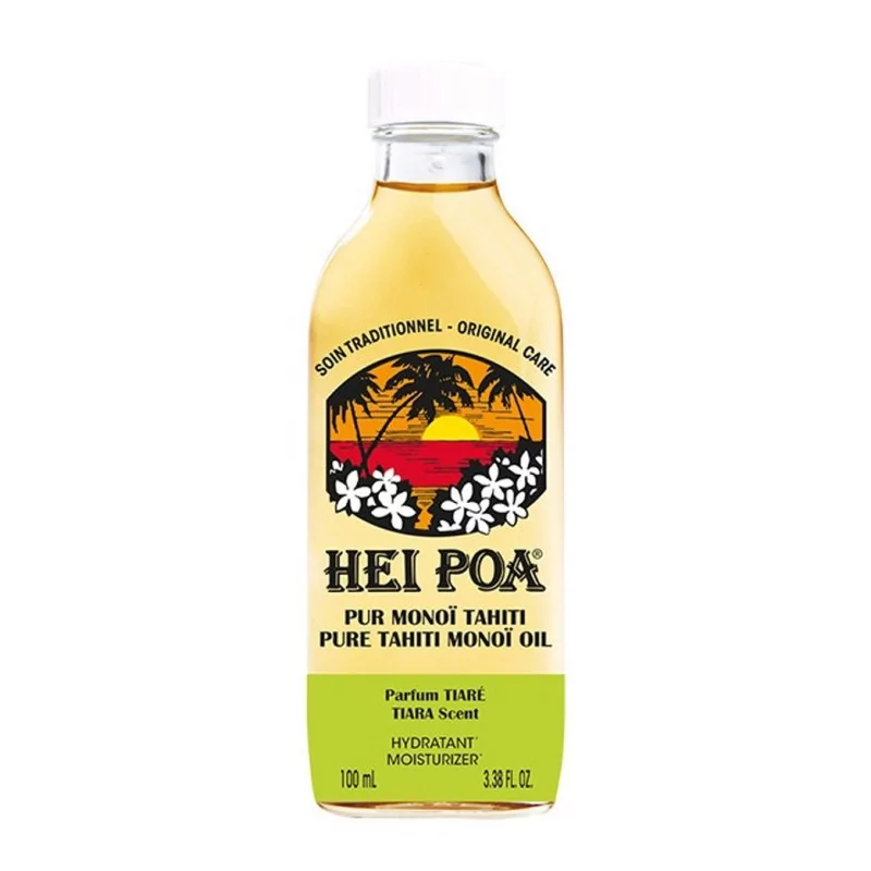 Hei Poa Soins traditionneles multi-usage pur monoï tahiti-parf tiare 100ml