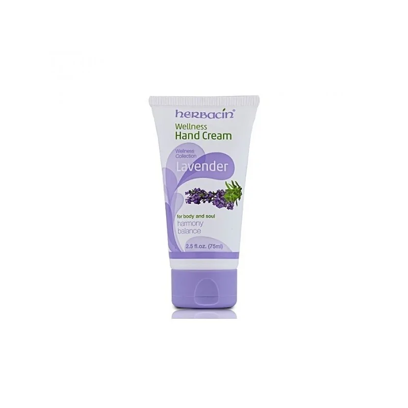 Herbacin wellness crème mains lavande tube de 75 ml