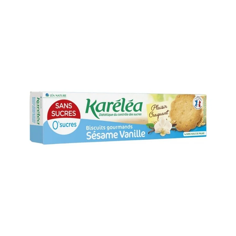 KARELEA BISCUITS SESAME VANILLE SS 132G