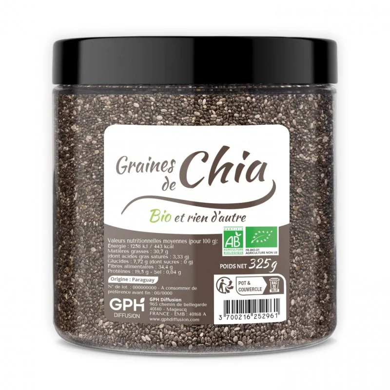 GPH DIFFUSION Graines de Chia Bio 325gr