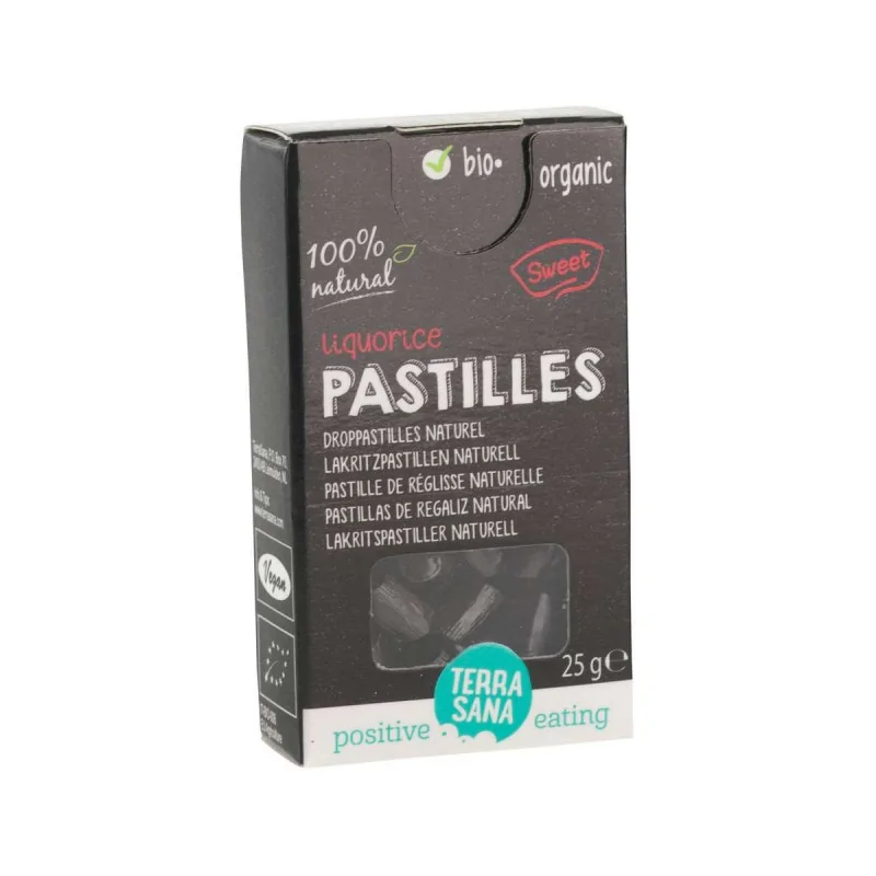 Terrasana PASTILLE DE REGLISSE NATURELLE 25G