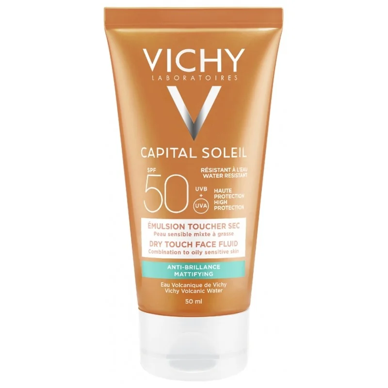 VICHY Capital Soleil EMULSION ANTI-BRILLANCE TOUCHER SEC SPF 50