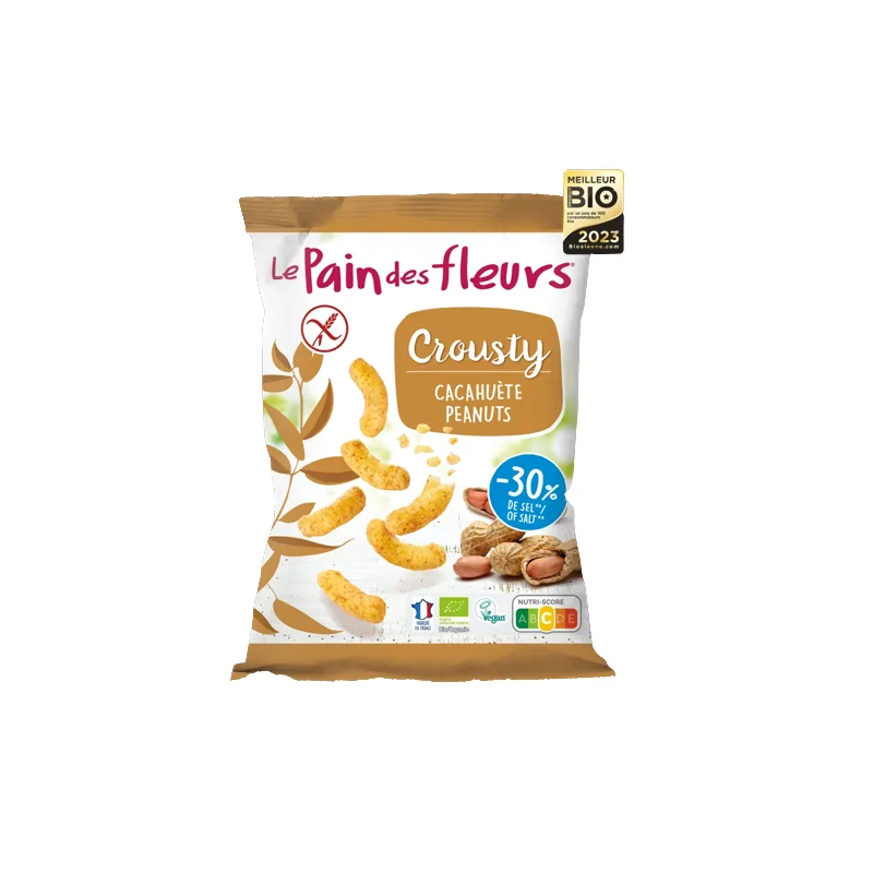 PAIN DES FLEURS CROUSTY CACAHUETE 75G