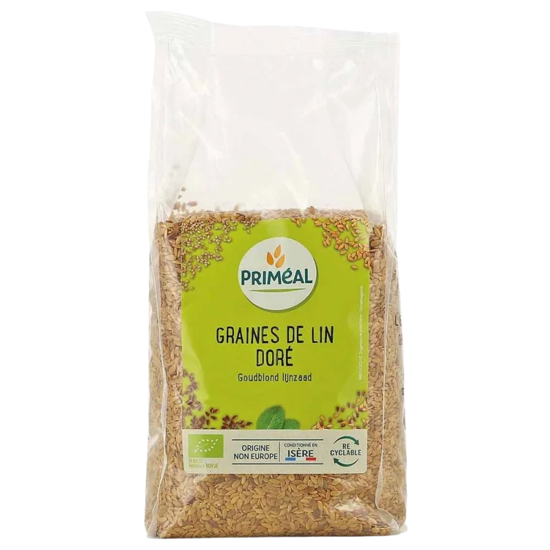 Primeal Graines de lin dore 500g
