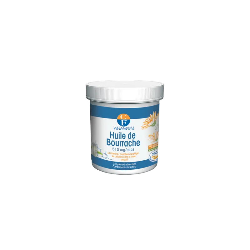 Fenioux huile de bourrache (borago officinalis) 200 capsules