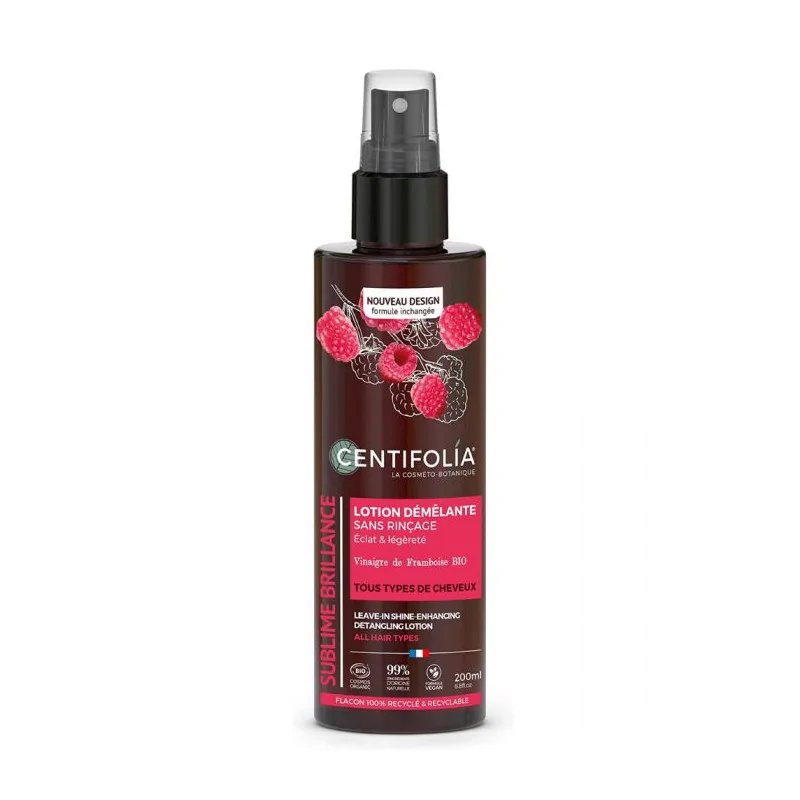 CENTIFOLIA Lotion démêlante sans rinçage framboise 200Ml