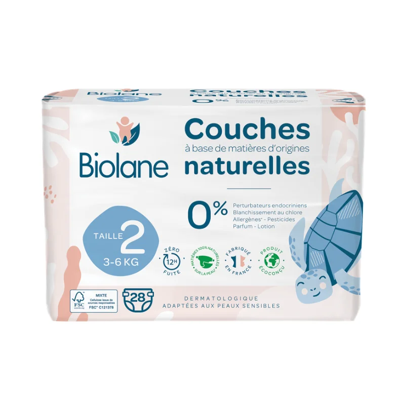 Biolane Couches écologiques - Taille 2