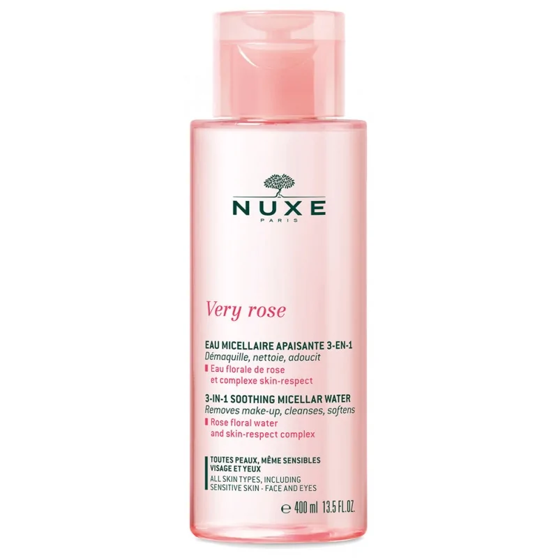 NUXE Very Rose - Eau démaquillante 3 en 1 400ml