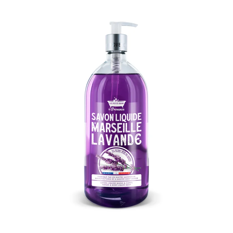 LES PETITS BAINS DE PROVENCE SAVON LIQUIDE LAVANDE 1L