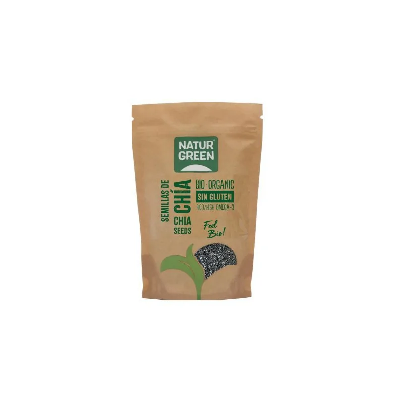 NaturGreen Graines de Chia BIO 200g - Sans Gluten -