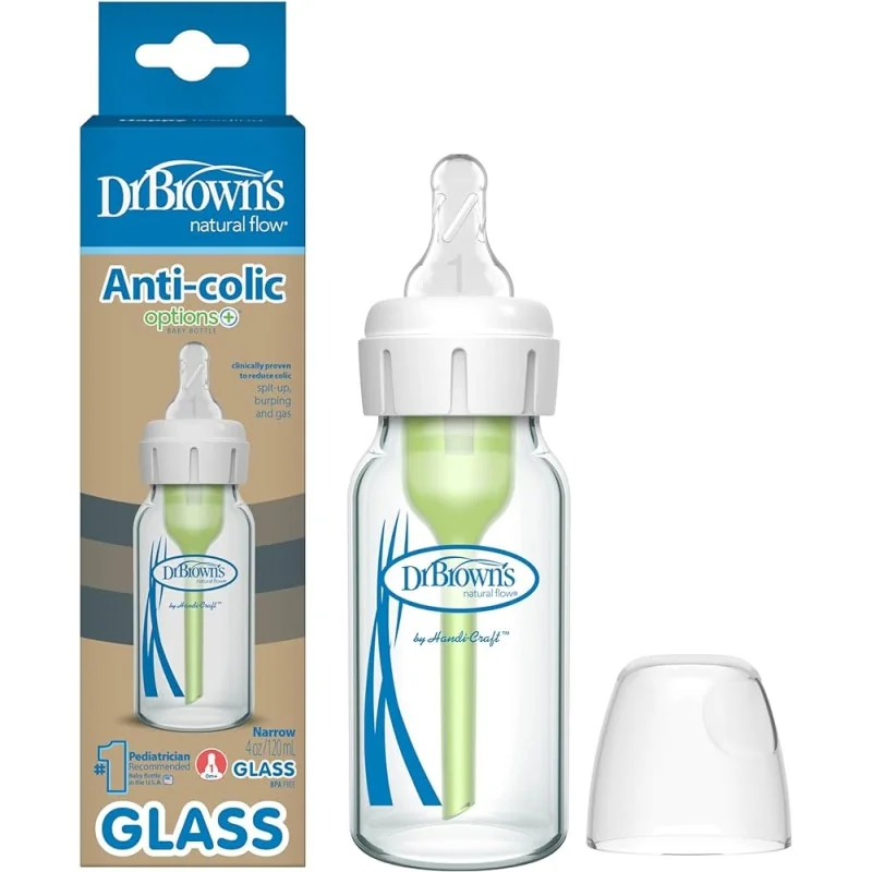 Dr Brown’s Biberon Cole Etroit En Verre 120ml SB41001