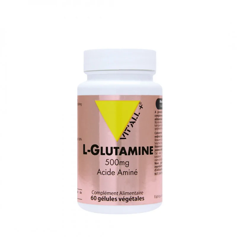 VIT’ALL+ L-Glutamine 500Mg 60 Gélules