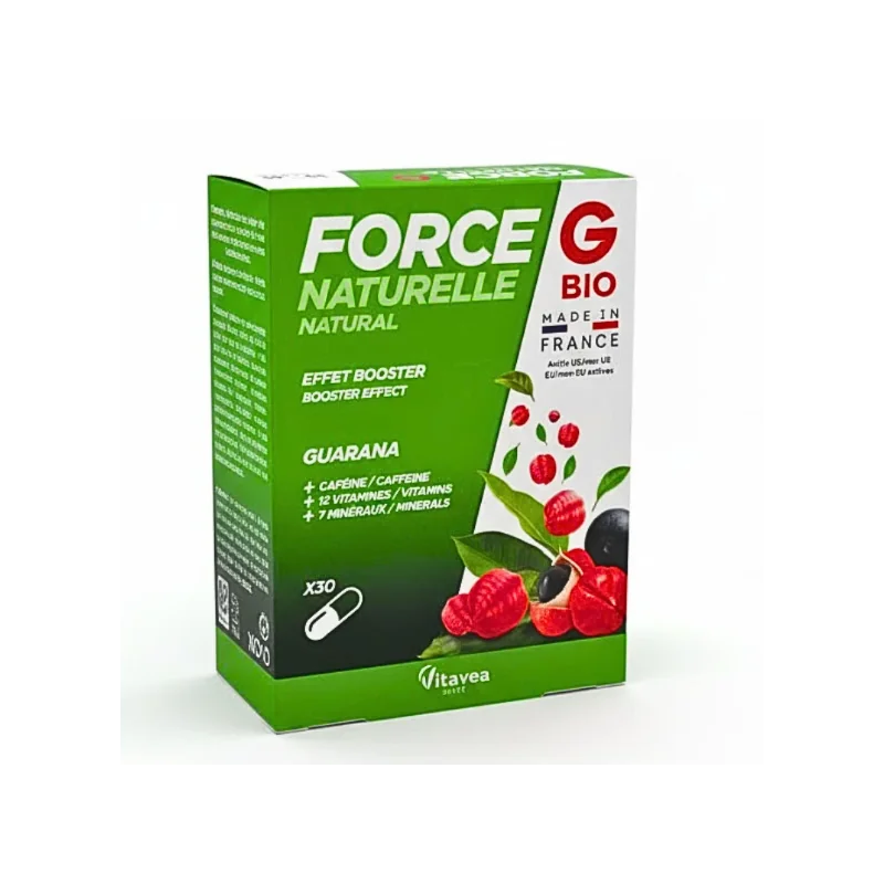 VITAVEA FORCE G NATURELLE EFFET BOOSTER GUARANA 30 GELULES