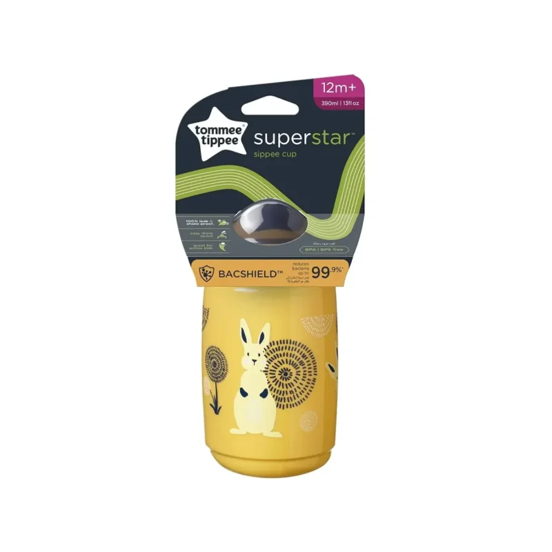 Tommee Tippee Tasse d’entrainement +12m 390ml jaune