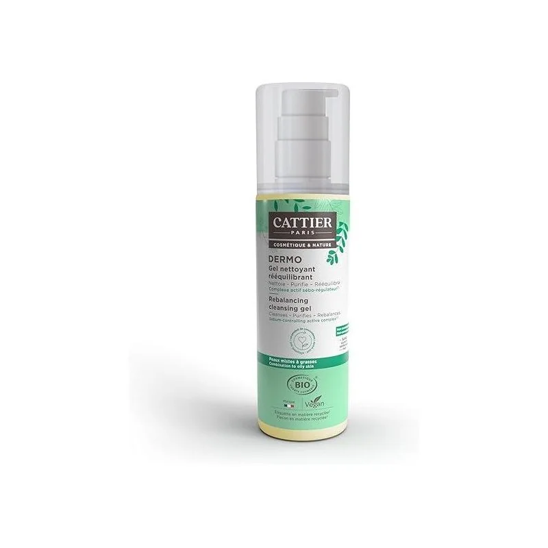 Cattier GEL NETTOYANT REEQUILIBRANT O% SAVON 0% ALCOOL 200ml
