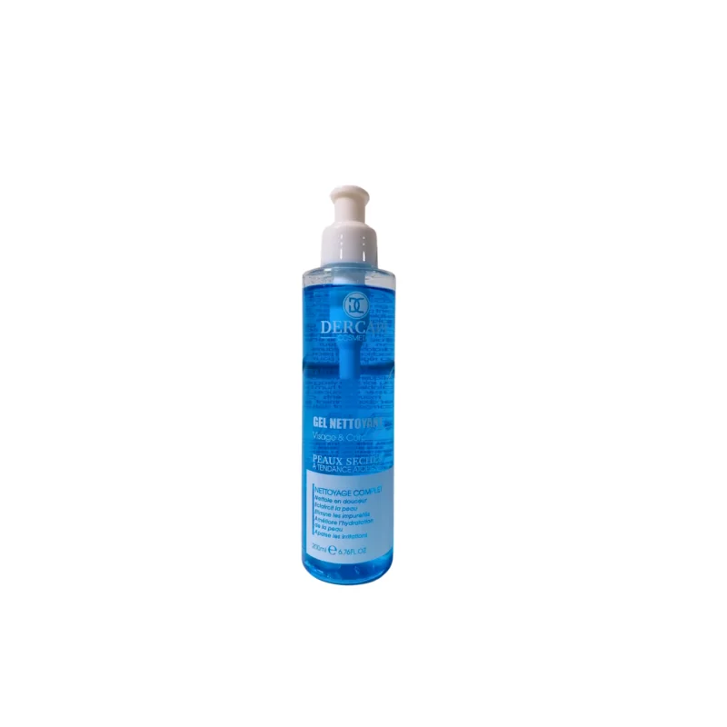 Dercapi Gel Nettoyant Peaux Seches 200ml