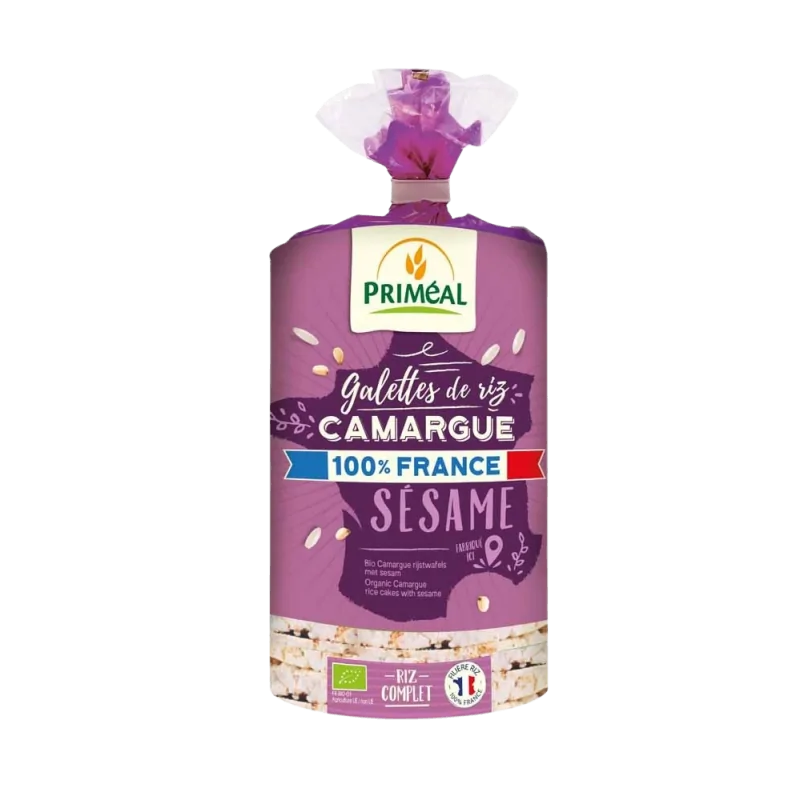 Primeal Galettes riz de camargue sesame 130g