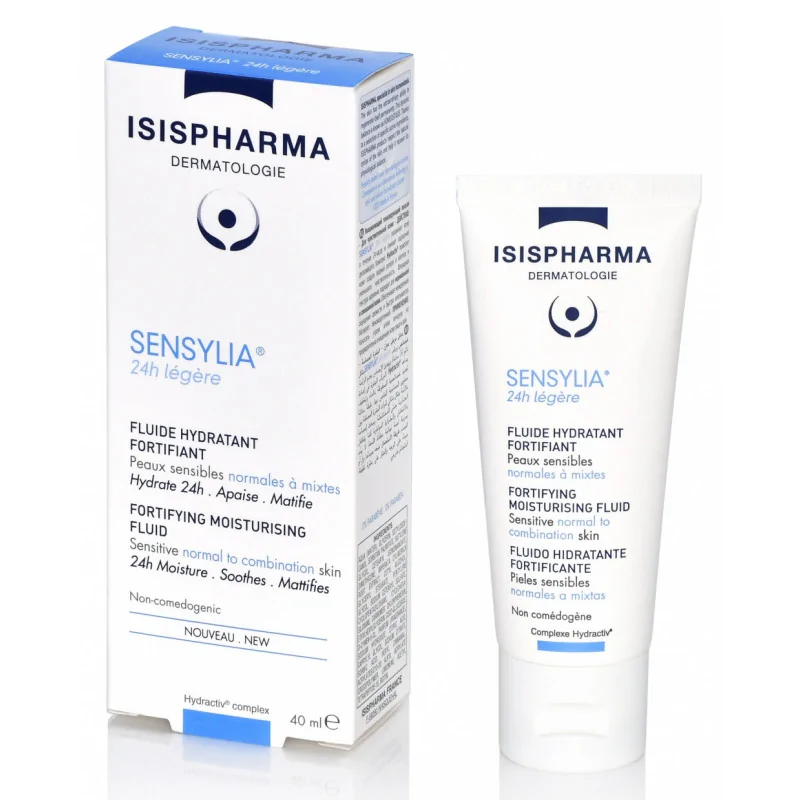 ISISPHARMA SENSYLIA 24h Légère Fluide Hydratant Fortifiant 40ml
