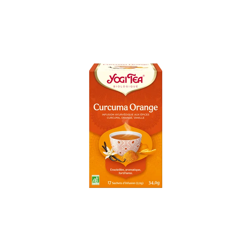 YOGI TEA CURCUMA ORANGE 17 X 2G