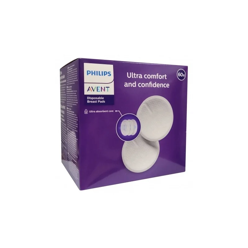 AVENT COUSSINETS JETABLES ULTRA CONFORT X60 - SCF254/61