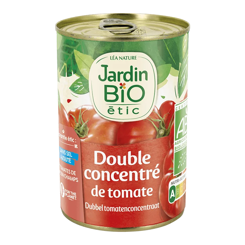 JARDIN BIO DOUBLE CONCENTRE DE TOMATE 140G