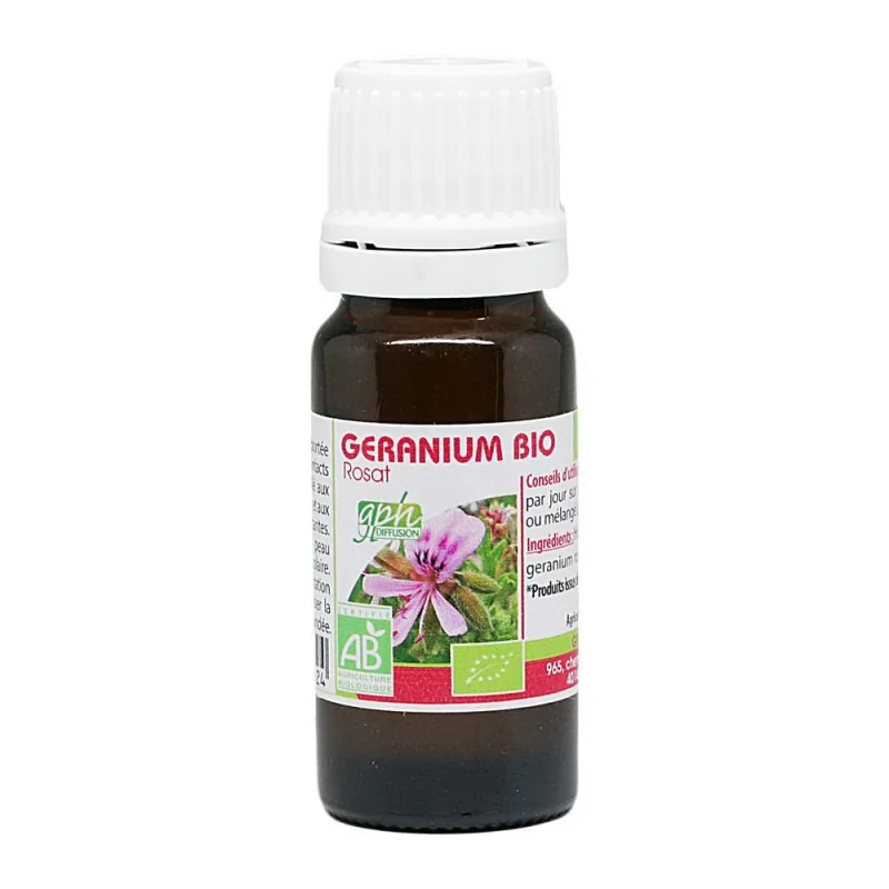 GPH Diffusion Huile Essentielle Géranium Rosat 10 ml