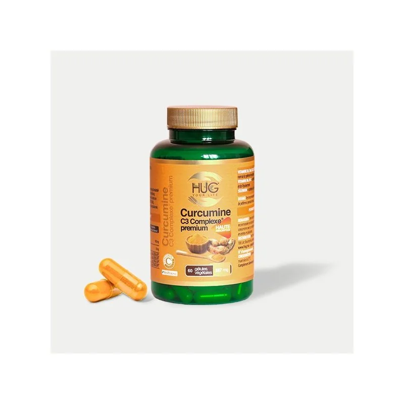 HUG CURCUMIN C3 COMPLEX PREMIUM BOITE 60 CAPSULES