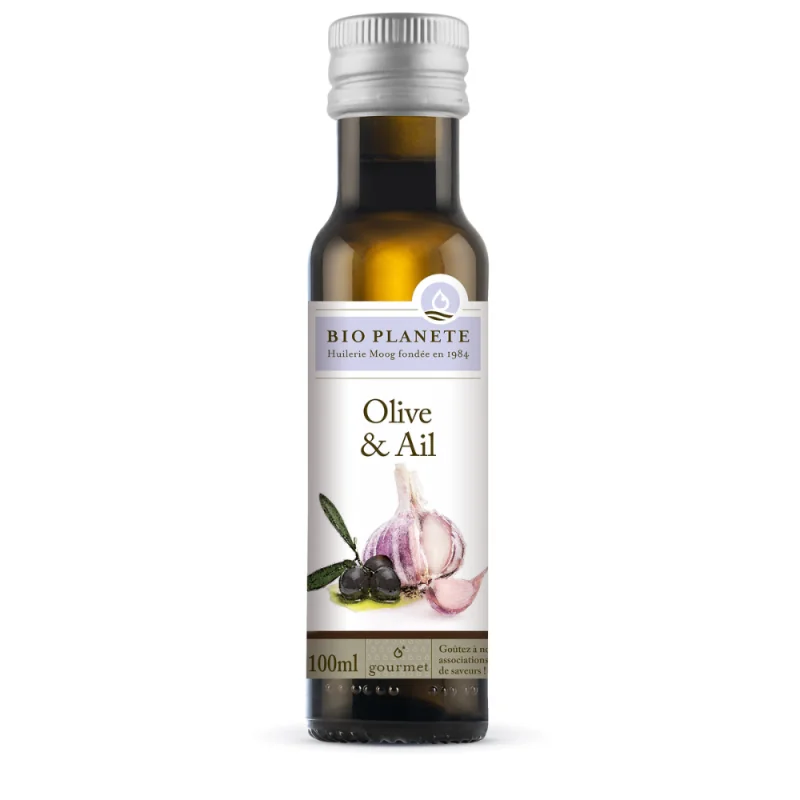 Bio Planète Huile Olive & Ail 100Ml