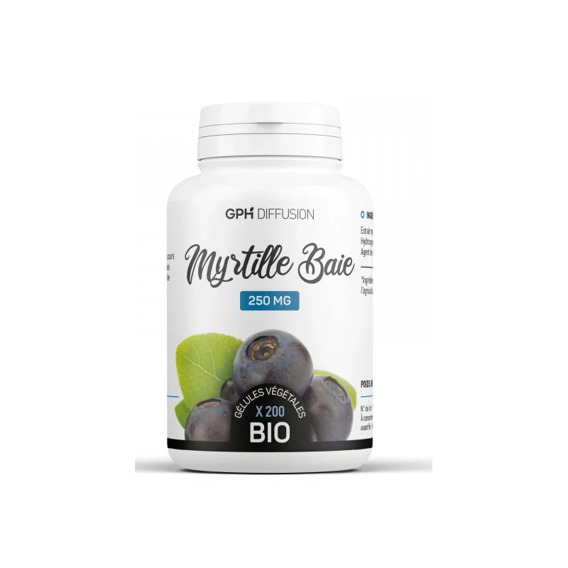 GPH DIFFUSION MYRTILLE BAIE Bio 200 gélules