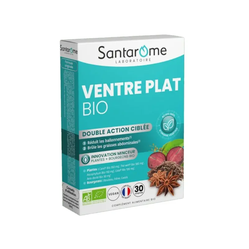 SANTAROME VENTRE PLAT 30 GELULES