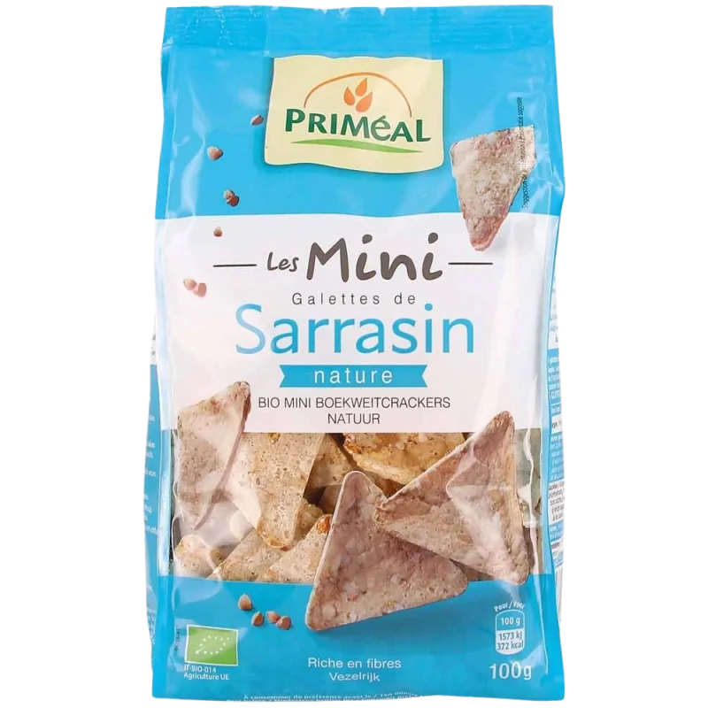 PRIMEAL MINI GALETTES DE SARRASIN NATURE 100G