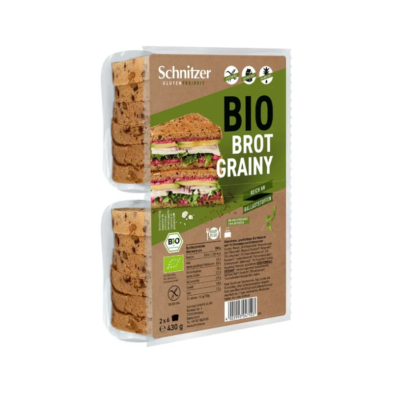 SCHNITZER PAIN DE MIE AUX GRAINES SG 430G