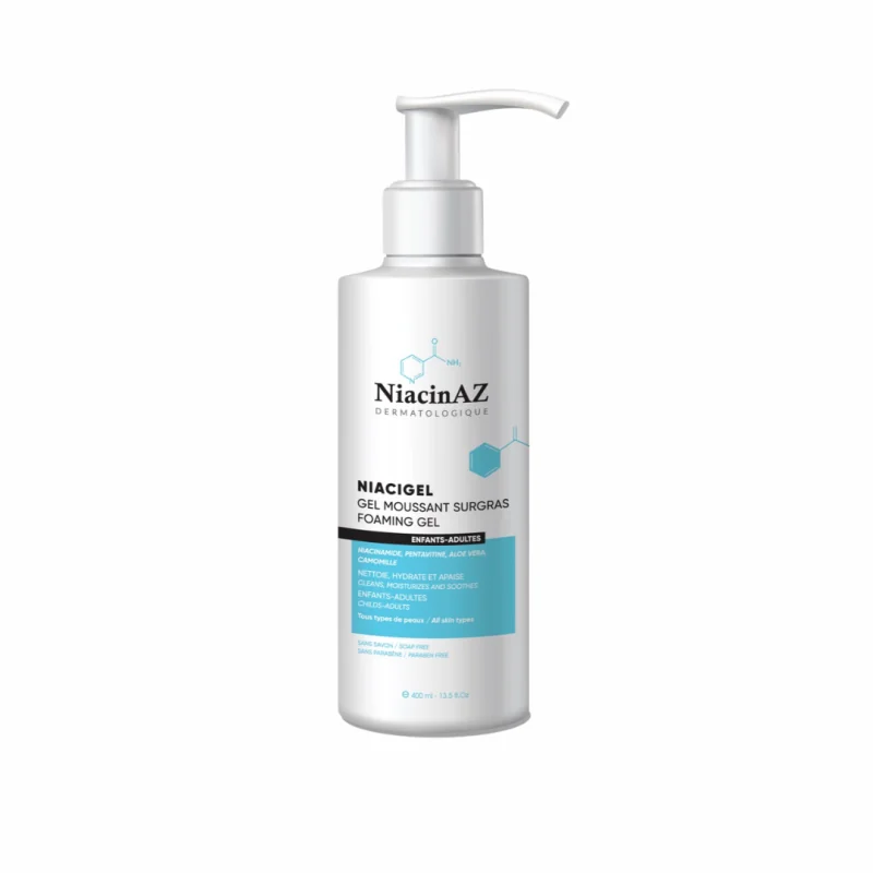 NiacinAZ NIACIGEL Gel Moussant Surgras 400ml