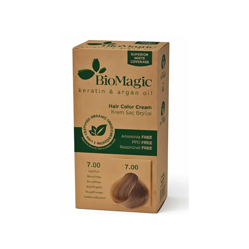 Biomagic Hair Color Cream Kit 55/21 Iced Brown