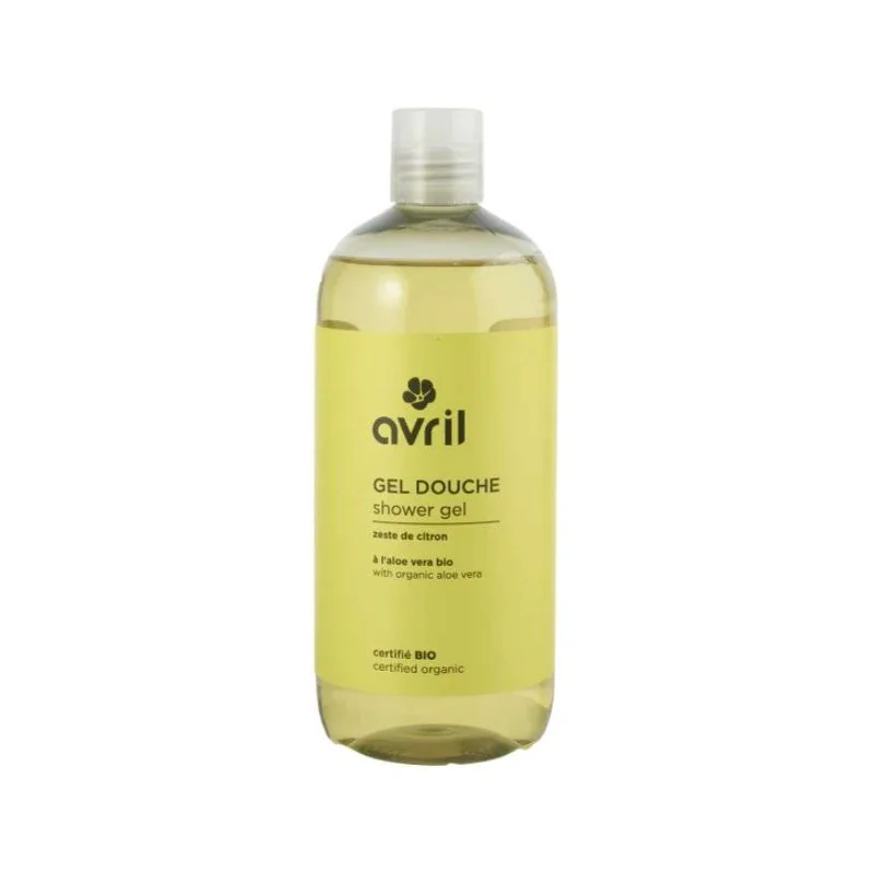 AVRIL GEL DOUCHE ZESTE DE CITRON ET A L ALOE VERA BIO 500 ML